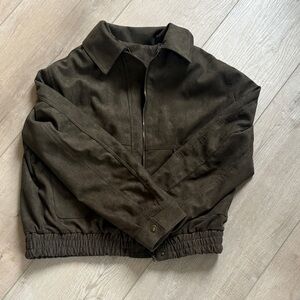 Faux suede Brown Jacket